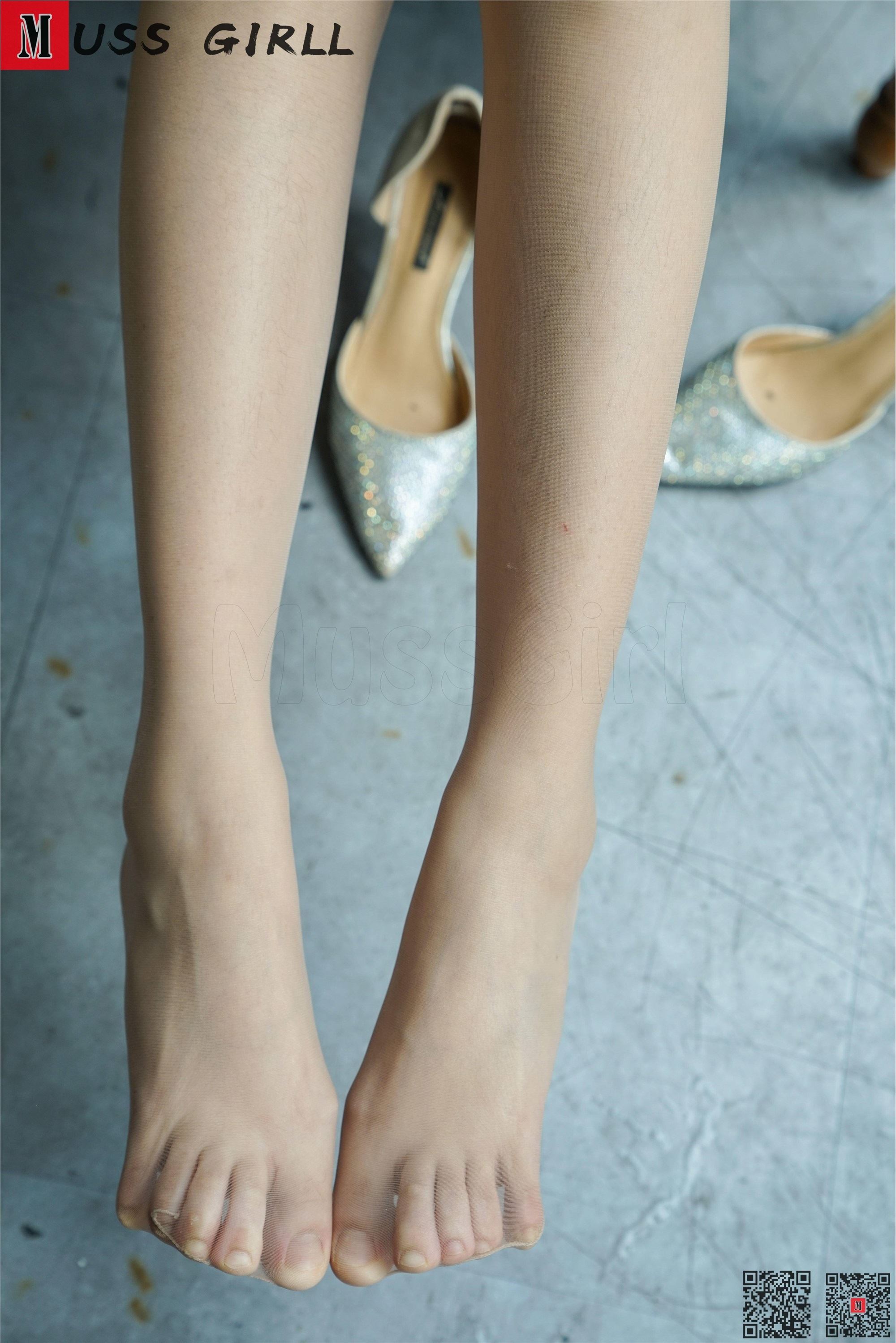 MussGirl慕丝女郎  NO.237-牛仔热裤肉丝高跟小婕